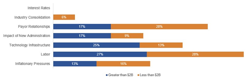 Chart 4 - Top Long-Term Concerns Ranked by System Revenue Size