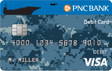 Military card option, dark blue camouflage