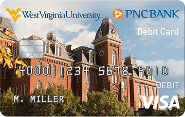 West Virginia University Personalized Card