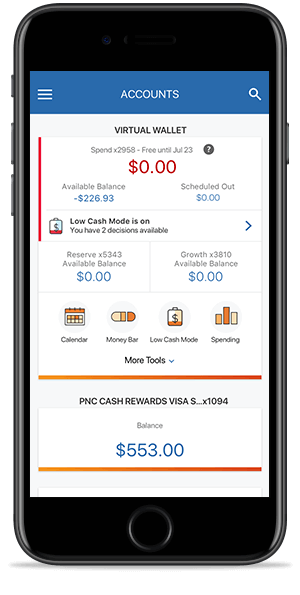 Low Cash Mode Example