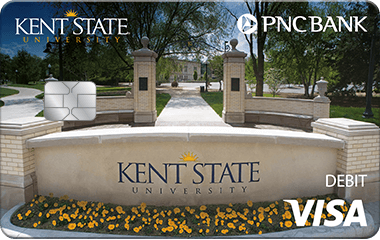 Kent State University PNC Bank Debit Card